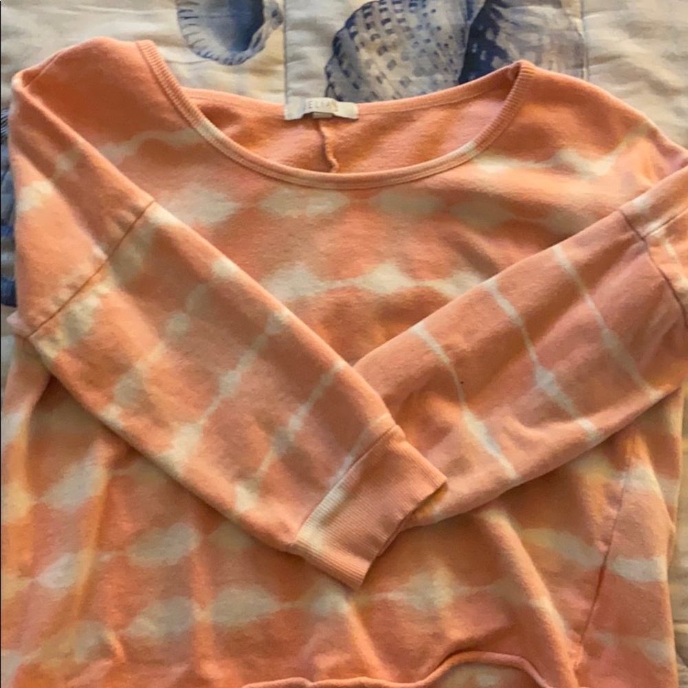 A cropped tee